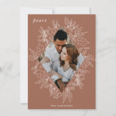 デリケート・ホリー |写真エレガント シーズンカード (正面)