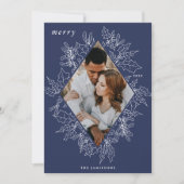 デリケート・ホリー |写真エレガント シーズンカード (正面)