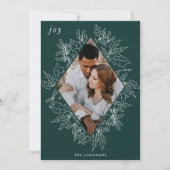 デリケート・ホリー |写真エレガント シーズンカード (正面)