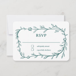 デリケート・ボタニカルスターオブデイヴィッドバーバルミツワー 出欠カード