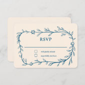 デリケート・ボタニカルスターオブデイヴィッドバーバルミツワー 出欠カード (正面/裏面)