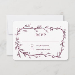 デリケート・ボタニカルスターオブデイヴィッドバーバルミツワー 出欠カード