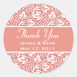 デリケート&華美ラウン結婚ド、お願いのラベル ラウンドシール