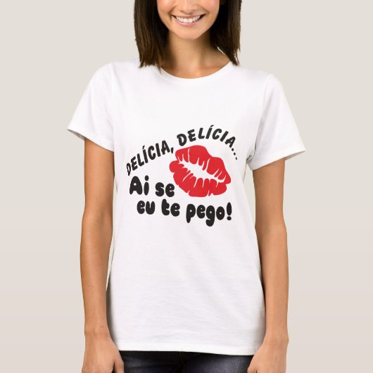 デリシアDELICIA AI se eu te pego! Tシャツ (正面)