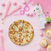 デリシャスチーズピザ ペーパープレート (パーティー)