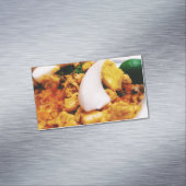 デリシャスパラボックディッシュフィリピン人フードビジネスマグネット マグネット名刺 (インサイチュ)