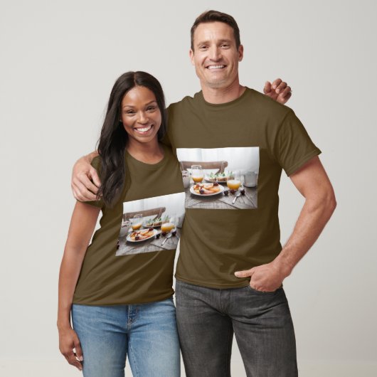 デリシャスブレックファストビブステー Tシャツ (ユニセックス)