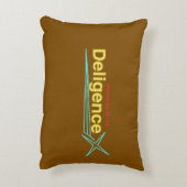 デリジェンス（箴言12:24）枕 アクセントクッション (裏面(縦))