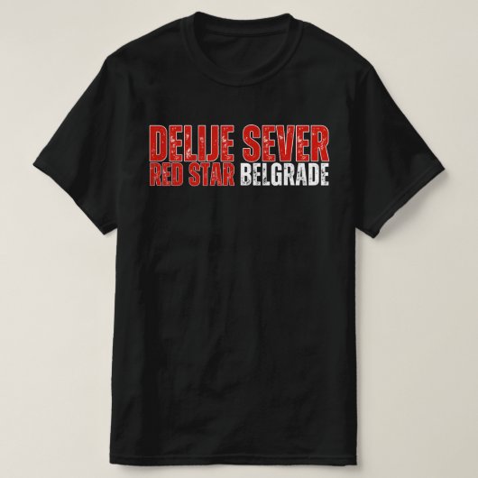 デリジェ・セヴェル レッドスター・ベオグラード Tシャツ (デザイン正面)