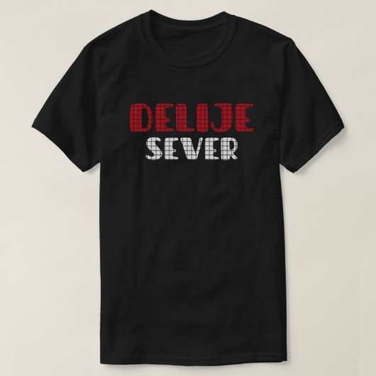 デリジェ・セヴェル 赤 白 Tシャツ (デザイン正面)