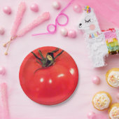 デリッシュトマト4ジョナ ペーパープレート (パーティー)