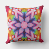 デリッシュ万華鏡のように千変万化するパターン枕 クッション (裏面)