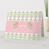 デリテかわいらしィーパターン（の模様が）ある カード (裏面)