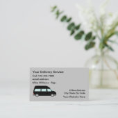 デリバリーサービスモダンシンプルの 名刺 (スタンド正面)