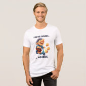 デリバリートロル – パッケージとカオスをデリバリー トライブレンドＴシャツ (正面全面)