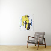 デリバリーバンイラストレーション タペストリー (インサイチュ)