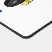 デリバリーバンイラストレーション デスクマット (コーナー)