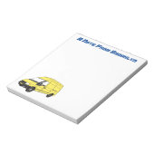 デリバリーバンイラストレーション ノートパッド (回転)