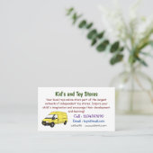 デリバリーバンイラストレーション 名刺 (スタンド正面)