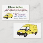 デリバリーバンイラストレーション 名刺 (正面/裏面)