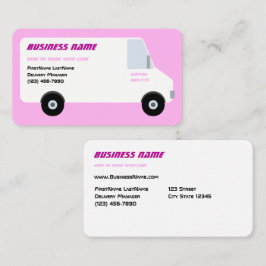 デリバリーバンピンクの名刺 名刺