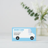 デリバリーバンブルー名刺 名刺 (スタンド正面)