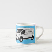 デリバリー・ヴァン・カートゥーン・イラストレーション エスプレッソカップ (右)