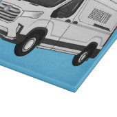 デリバリー・ヴァン・カートゥーン・イラストレーション カッティングボード (角)