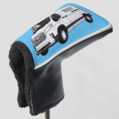 デリバリー・ヴァン・カートゥーン・イラストレーション ゴルフヘッドカバー (3/4 正面)