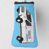 デリバリー・ヴァン・カートゥーン・イラストレーション ゴルフヘッドカバー (回転90)