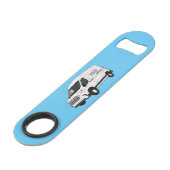 デリバリー・ヴァン・カートゥーン・イラストレーション スピード栓抜き (正面アングル)