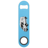 デリバリー・ヴァン・カートゥーン・イラストレーション スピード栓抜き (裏面)