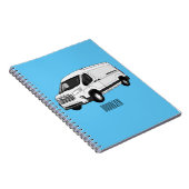 デリバリー・ヴァン・カートゥーン・イラストレーション ノートブック (右側)