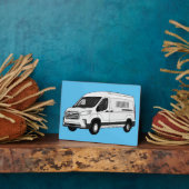 デリバリー・ヴァン・カートゥーン・イラストレーション フォトプラーク (側面)