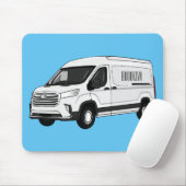 デリバリー・ヴァン・カートゥーン・イラストレーション マウスパッド (マウス)