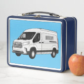 デリバリー・ヴァン・カートゥーン・イラストレーション メタルランチボックス (インサイチュ)