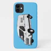 デリバリー・ヴァン・カートゥーン・イラストレーション Case-Mate iPhoneケース (裏面)