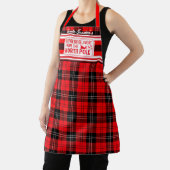 デリバリ表現ー北極クリスマステーマ名前をカスタムする エプロン (インサイチュ)