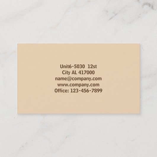 デリフードカテラーダイナー調理師ケータリング 名刺 (裏面)