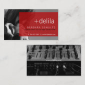 デリラ顔[赤]名刺 名刺 (正面/裏面)