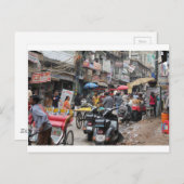 デリーのカオス ポストカード (正面/裏面)