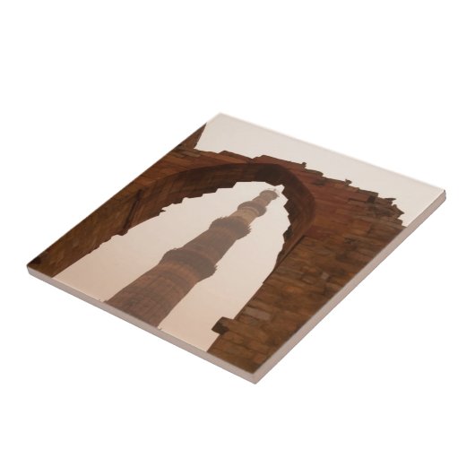 デリーのQutub Minar タイル (側面)