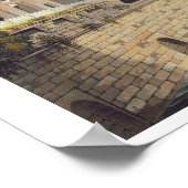 デリー旧市近くのバオリープレートXVIII f ポスター (角)