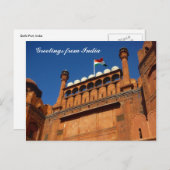 デリー砦の入り口 ポストカード (正面/裏面)