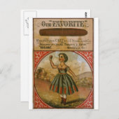 デルのお気に入りのヴィンテージタバコ ポストカード (正面/裏面)