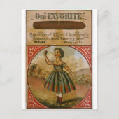 デルのお気に入りのヴィンテージタバコ ポストカード (正面)