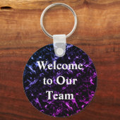 デルのチームビジネス鮮やかプロフェッショナルへようこそ キーホルダー (正面)