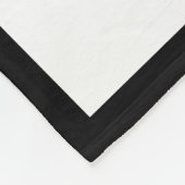 デルのハートフォーエバーブラック&ホワイト悔やみや弔慰 フリースブランケット (角)