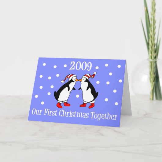 デルの初めてのクリスマスを2009年に統合(ペンギン) シーズンカード (正面)