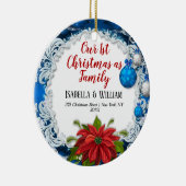 デルの初めてのクリスマスズアズファミリーオーナメント セラミックオーナメント (右)